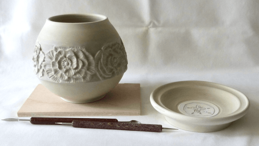 LAGOON Turquoise Blue Porcelain - We're In The Works - Tromppottery