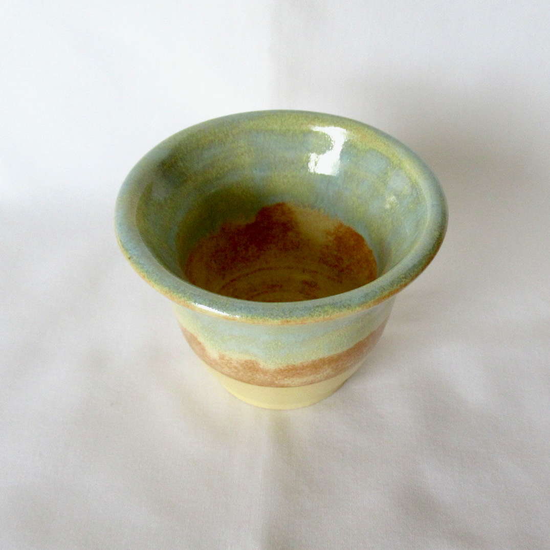 Wheel-thrown Colored Porcelain Beach Themed Mini Bouquet / Ceramic Pottery Bud Vase