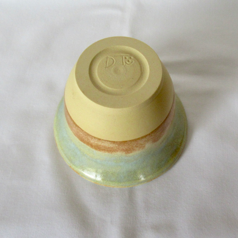 Wheel-thrown Colored Porcelain Beach Themed Mini Bouquet / Ceramic Pottery Bud Vase
