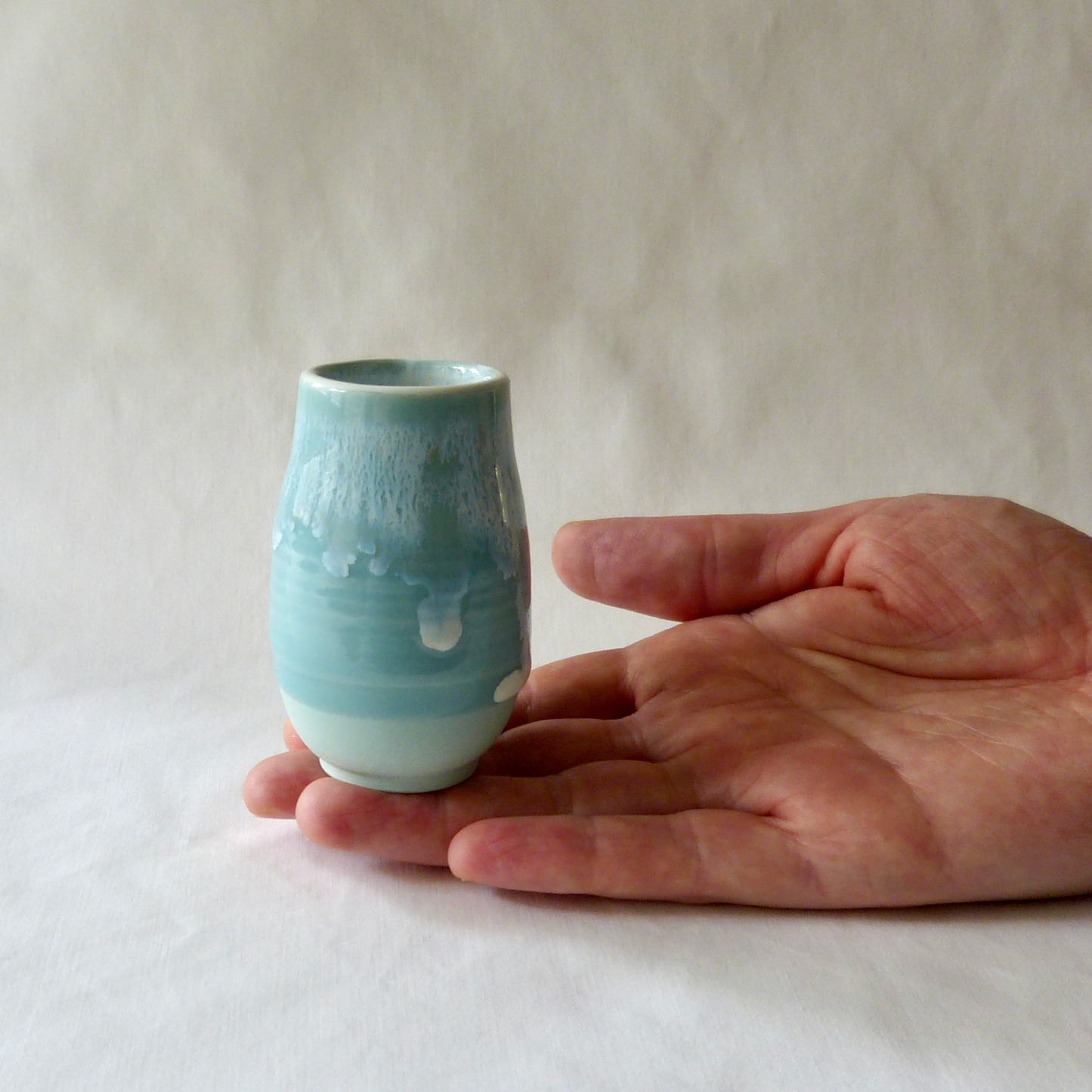 Blue Bud Turquoise Blue Bud Vase for Your Favorite Little Buds