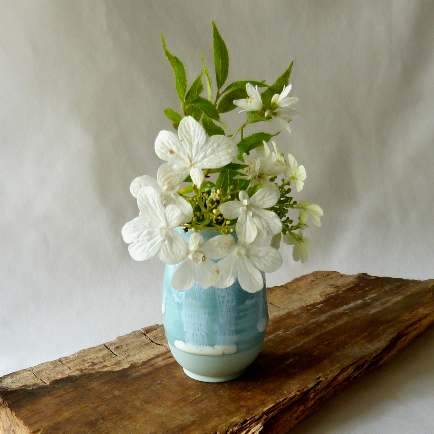 Blue Bud Turquoise Blue Bud Vase for Your Favorite Little Buds