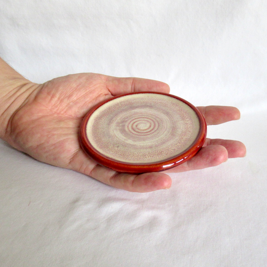 Wheel-thrown Speckled Small Ceramic Colored Porcelain Plate