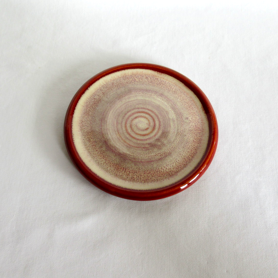 Wheel-thrown Speckled Small Ceramic Colored Porcelain Plate