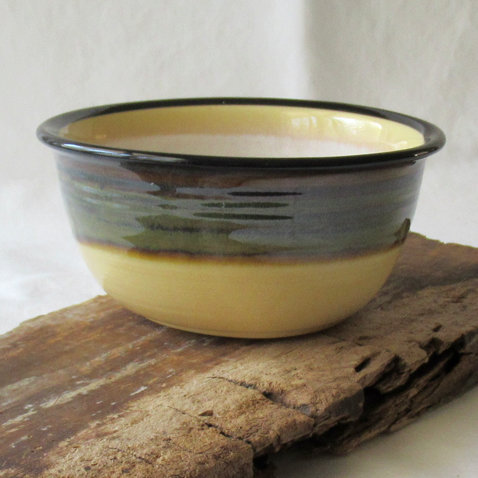 A Wheel-thrown and Hand Glazed Small Fruit Bowl