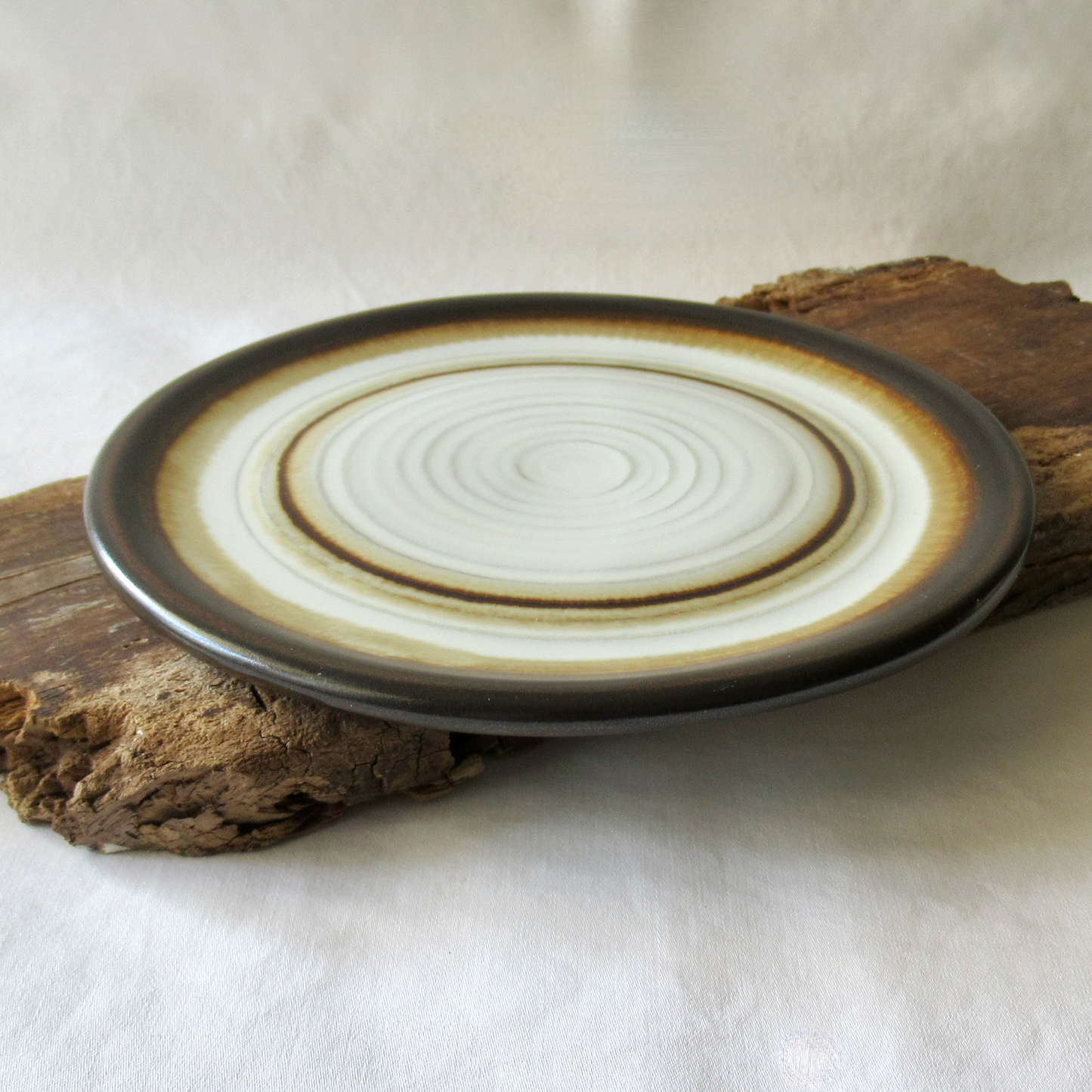 A Hand Glazed Wheel-thrown Appetizer Plate