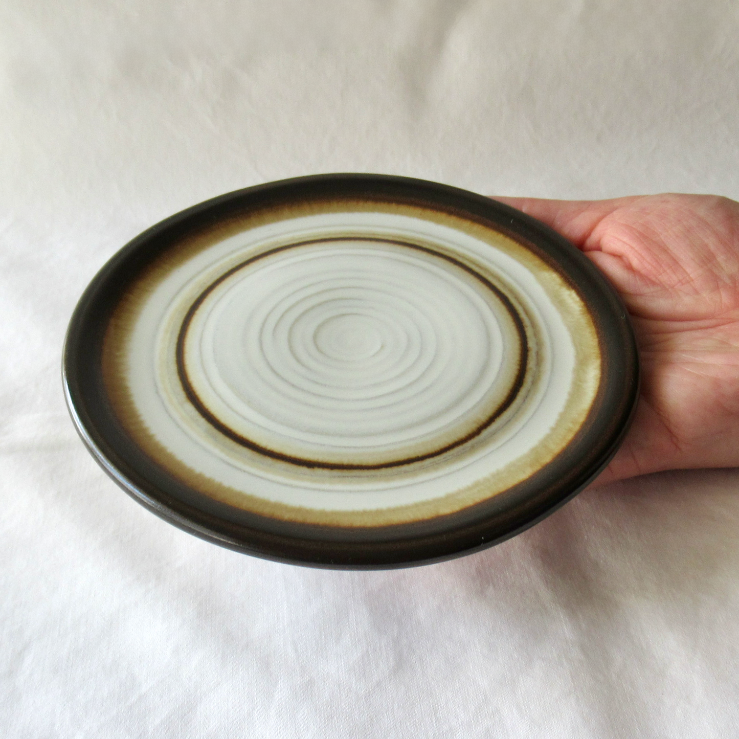 A Hand Glazed Wheel-thrown Appetizer Plate